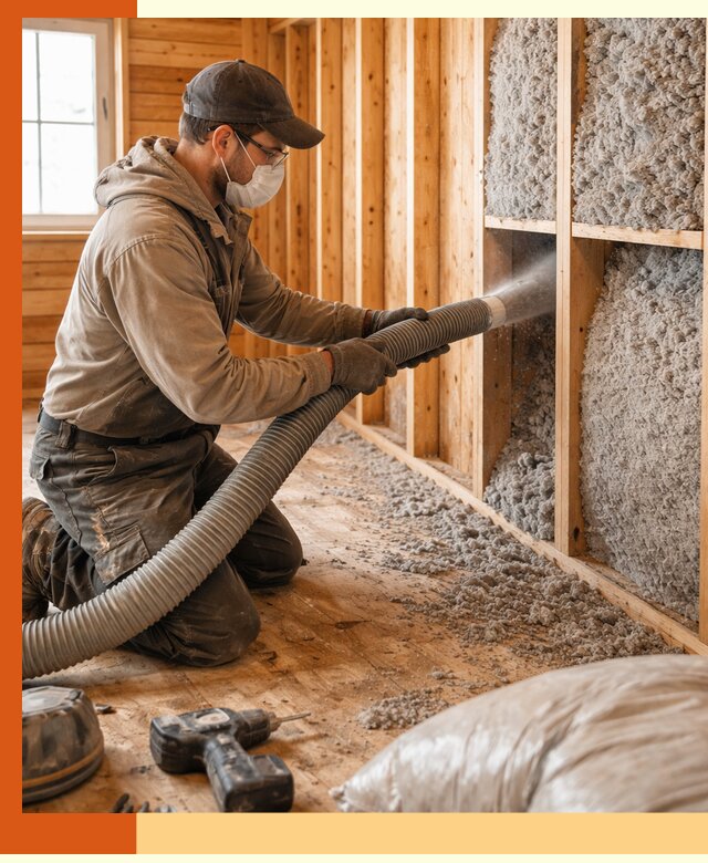 Утепление дачного дома эковатой в Невинномысске — быстро и надёжно