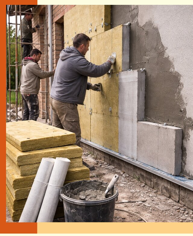 Утепление кирпичного дома под ключ в Невинномысске