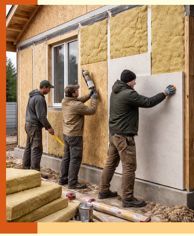 Профессиональное утепление дома из SIP-панелей в Невинномысске