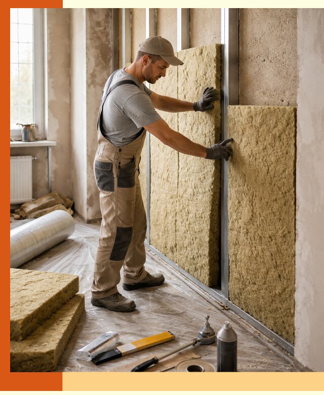 Утепление квартиры в Невинномысске — комплексная теплоизоляция стен и полов