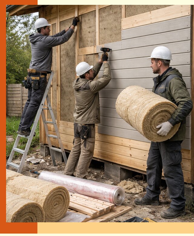 Утепление бани снаружи в Невинномысске профессионально и надежно