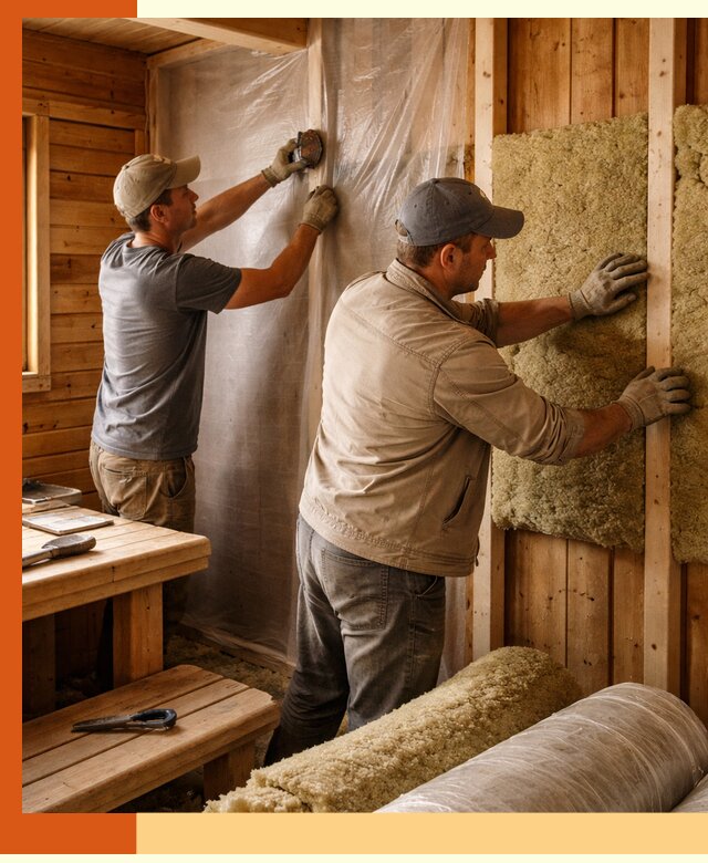 Утепление бани изнутри в Невинномысске качественно и недорого