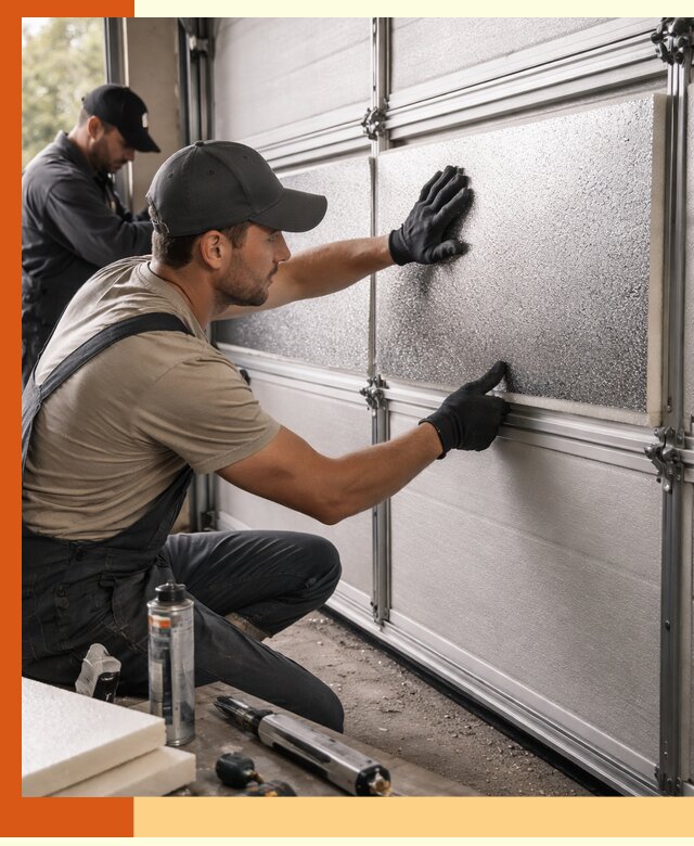 Утепление гаражных ворот в Невинномысске качественно и надежно
