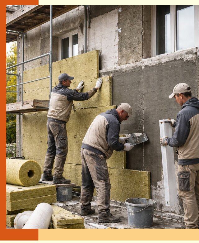 Утепление фасада зданий и домов в Невинномысске
