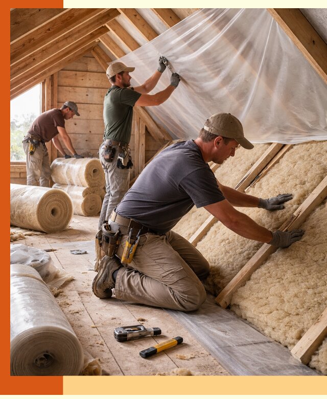 Утепление крыши изнутри в Невинномысске: профессионально и надежно