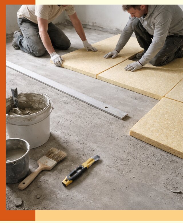 Утепление бетонного пола в Невинномысске профессионально и недорого