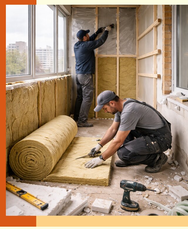 Утепление балкона под ключ в Невинномысске качественно и быстро