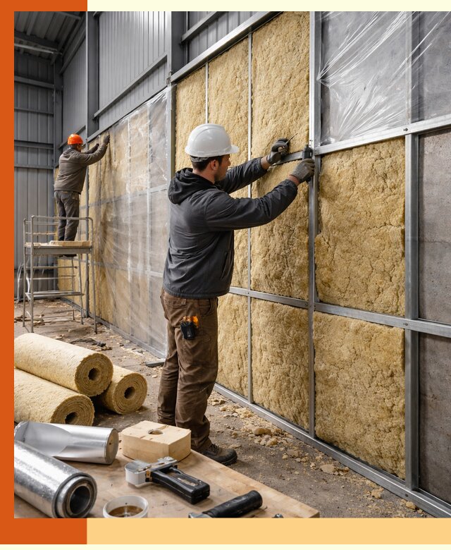 Утепление ангара в Невинномысске — профессиональная теплоизоляция помещений