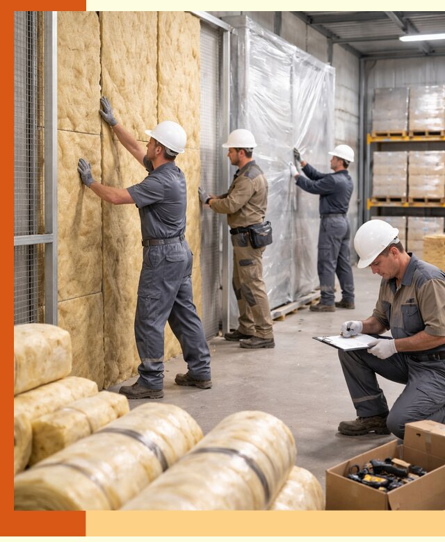 Утепление склада готовой продукции в Невинномысске качественно и быстро