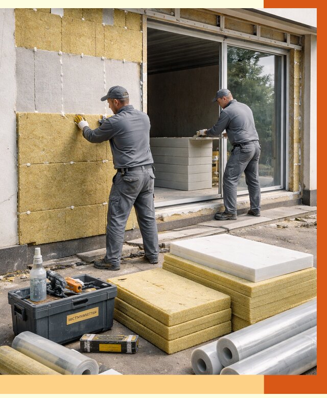 Утепление торгового павильона в Невинномысске от 14832 руб./м² под ключ | ТепломастерНвн