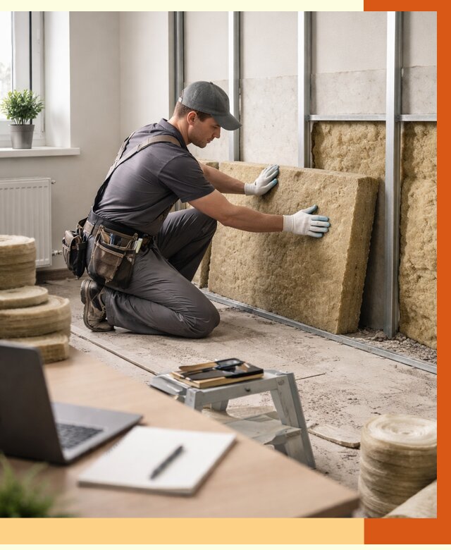 Утепление офиса в Невинномысске от 4603 руб/м2 — комплексное утепление офиса под ключ | ТепломастерНвн