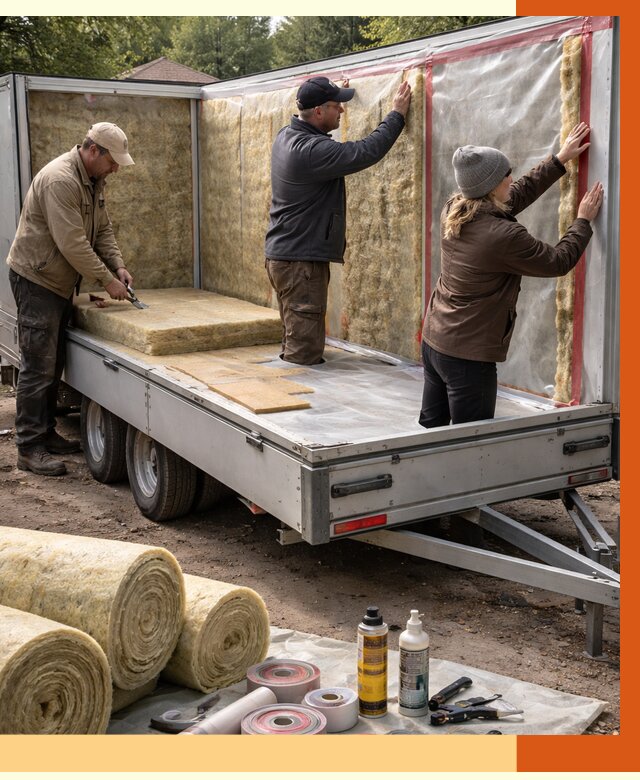 Утепление прицепа в Невинномысске под ключ от 12786 руб. — комплекс от ТепломастерНвн