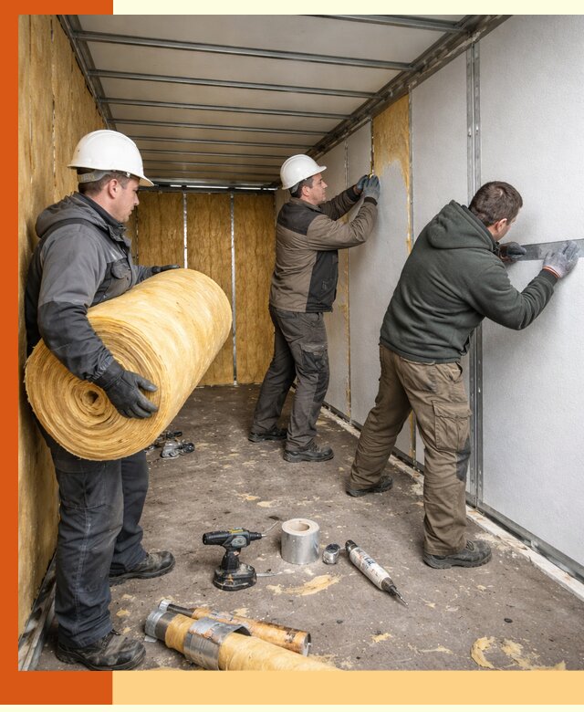 Утепление рефрижераторного контейнера в Невинномысске профессионально и надежно