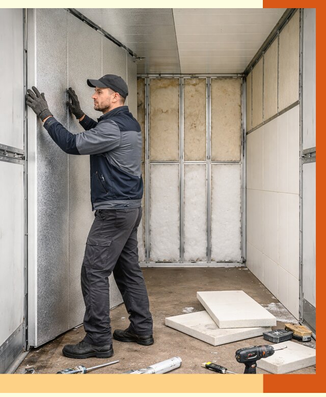 Утепление холодильного кузова в Невинномысске от 13809 руб. под ключ | ТепломастерНвн