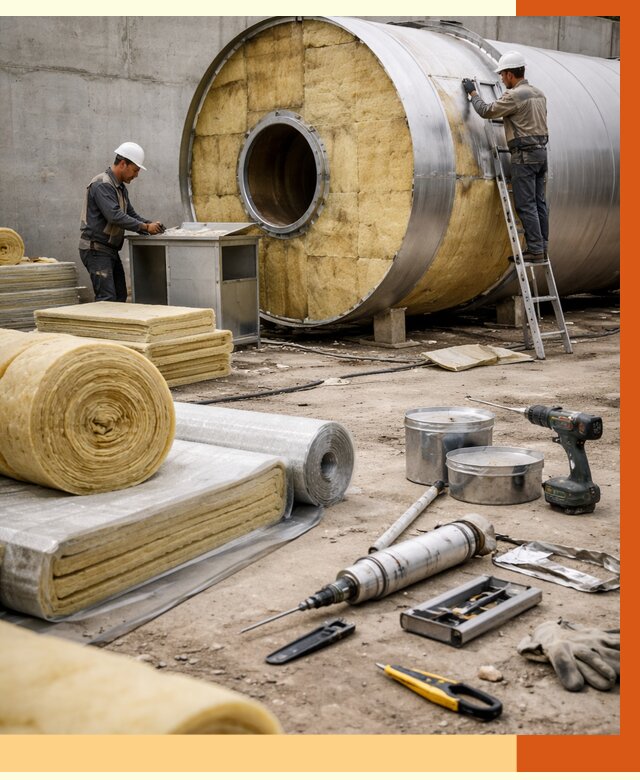 Утепление резервуара с топливом в Невинномысске от 28130 руб. под ключ | ТепломастерНвн