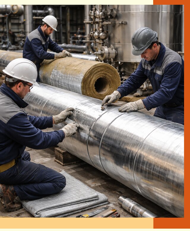 Утепление технологического оборудования в Невинномысске от 4296 руб. за м2 | ТепломастерНвн