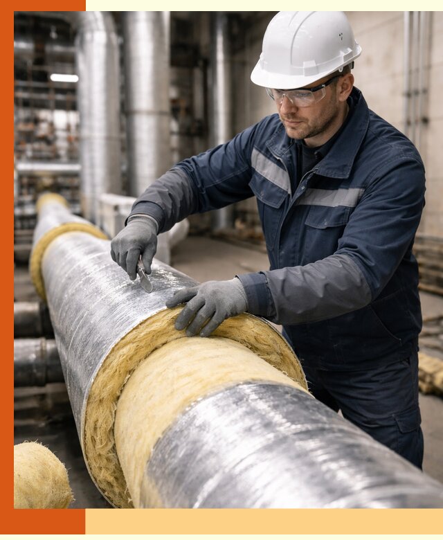 Утепление технологического оборудования и заводских установок в Невинномысске