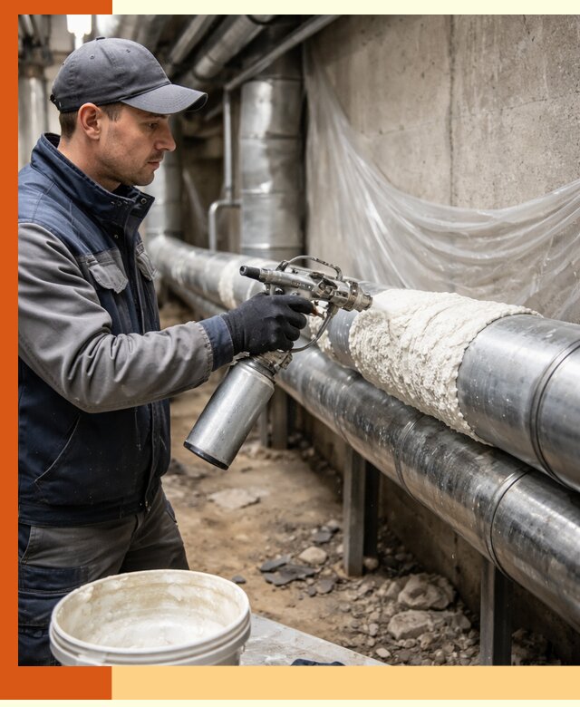 Утепление труб жидкой теплоизоляцией в Невинномысске