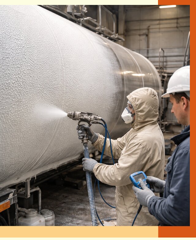 Утепление автоцистерны жидкой теплоизоляцией в Невинномысске от 14832 руб. под ключ | ТепломастерНвн