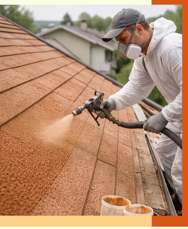 Утепление кровли жидкой пробкой в Невинномысске от 2762 руб./м² под ключ | ТепломастерНвн