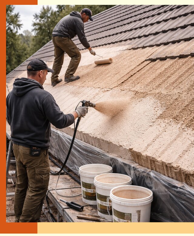 Утепление кровли жидкой пробкой в Невинномысске для домов и зданий