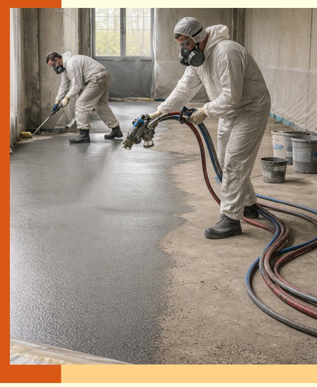 Гидроизоляция полимочевиной полов и конструкций в Невинномысске