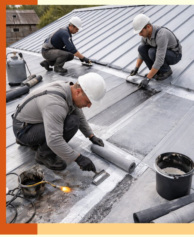 Гидроизоляция металлической кровли с гарантией в Невинномысске