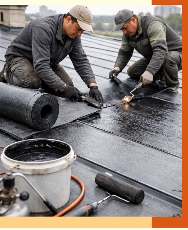 Гидроизоляция фальцевой кровли в Невинномысске от 7672 руб. под ключ | ТепломастерНвн