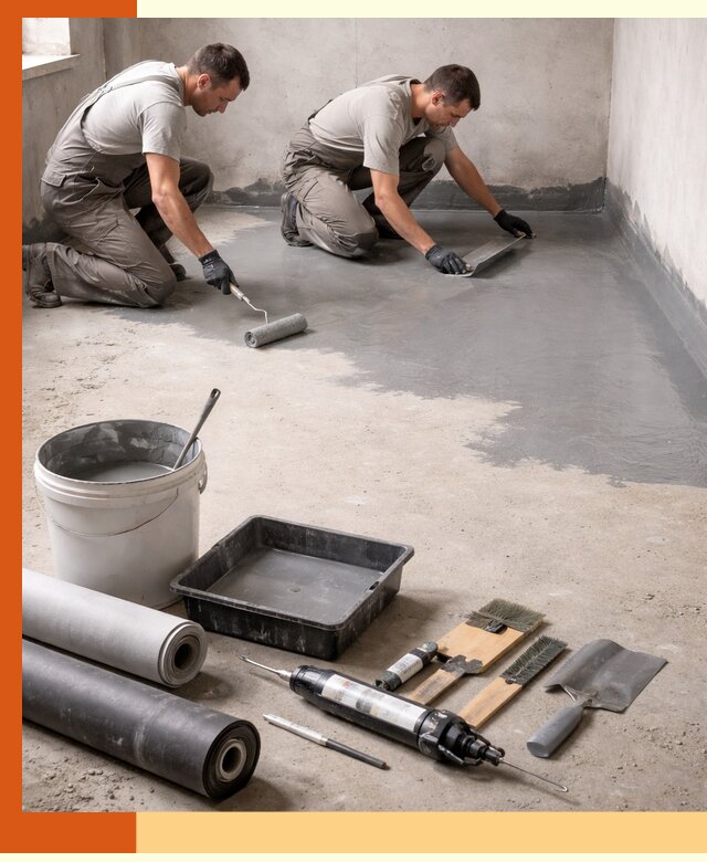 Гидроизоляция пола в Невинномысске — надежная защита от влаги и протечек