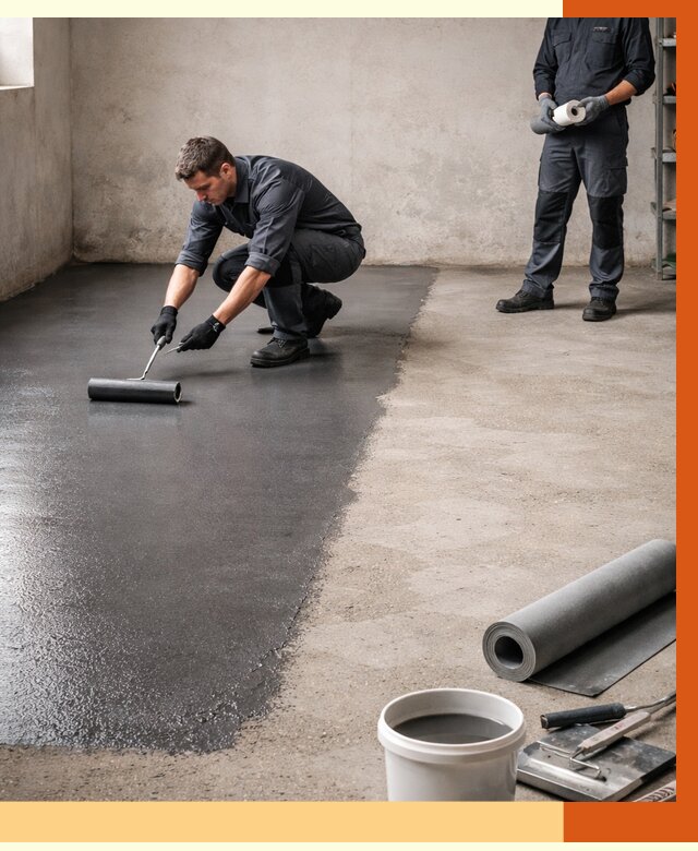 Гидроизоляция гаражного пола в Невинномысске от 3580 руб./м² — ТепломастерНвн профессионально