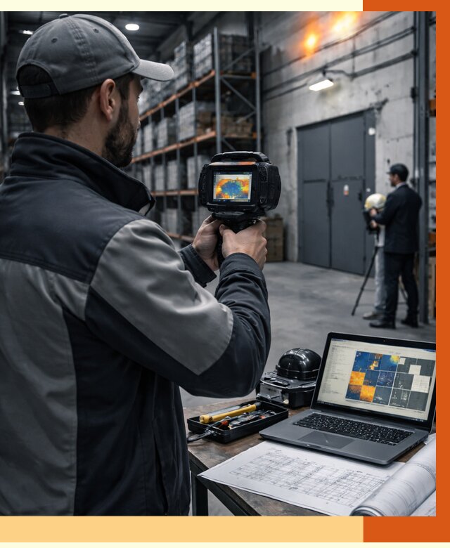 Тепловизионное обследование склада в Невинномысске от 6649 руб. | ТепломастерНвн