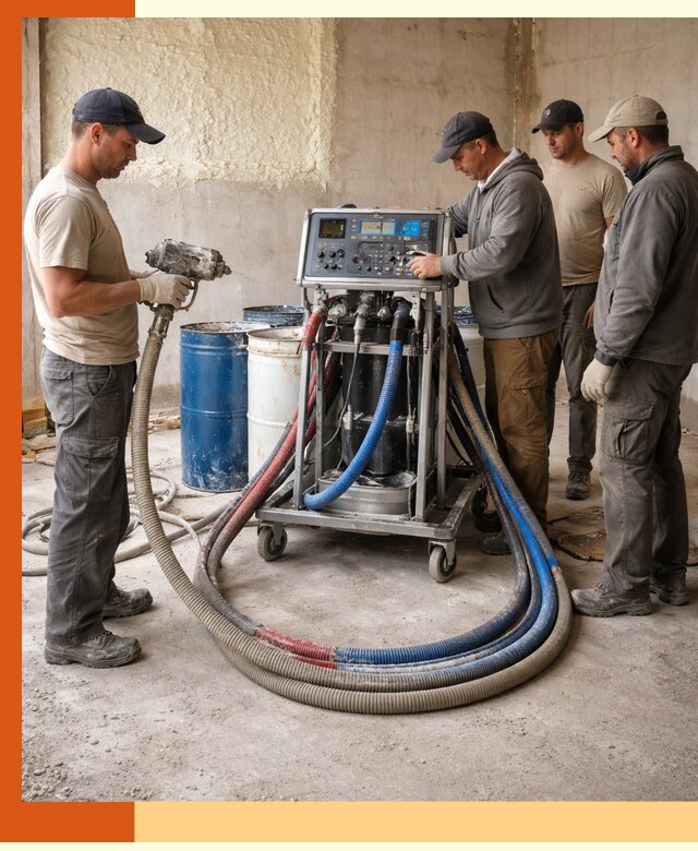 Аренда установки для напыления ППУ в Невинномысске на выгодных условиях